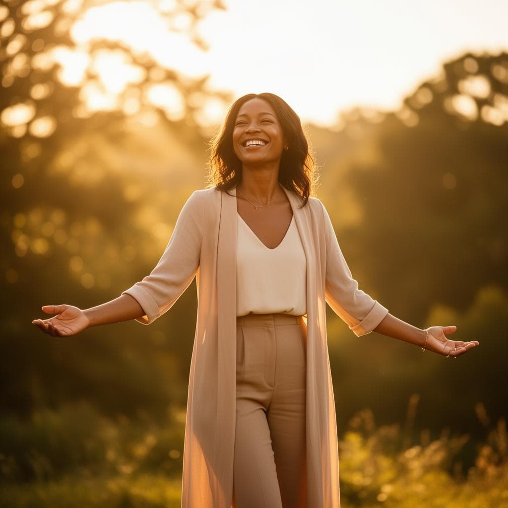 Woman living her purpose
